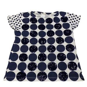 J. Crew Kids Crewcuts Shirt white/blue Sz10